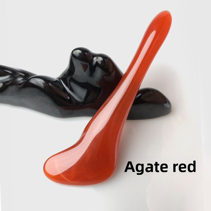 Fish-Shaped Gua Sha Tool for Relaxing Facial & Body Massage
