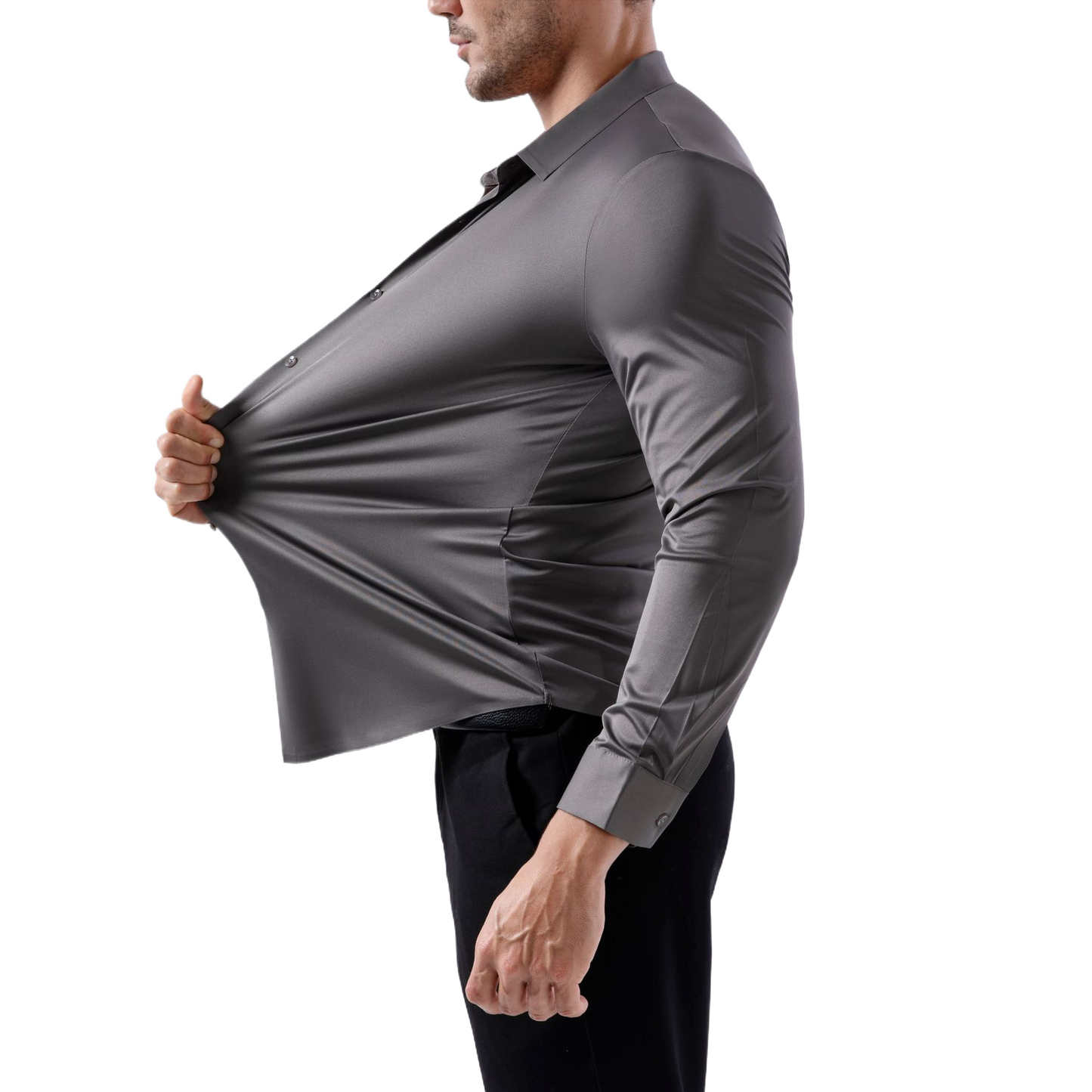 Men's Slim Fit Stretch Shirt | Comfort & Style Combined