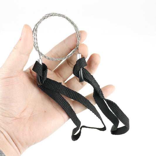 Rotating Survival Wire Saw Tool | Essential Outdoor Cutting Solution