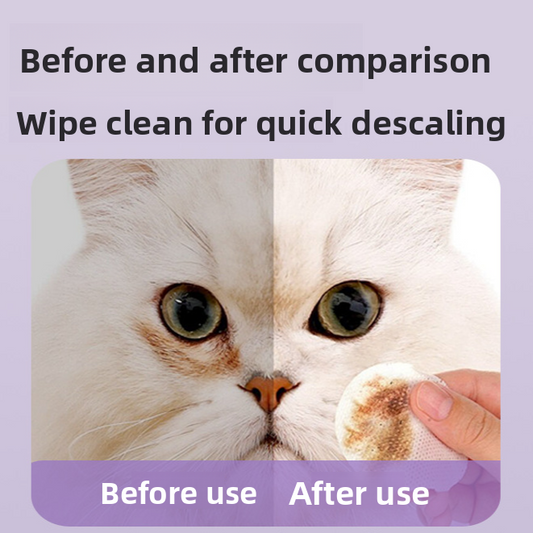 Pet Eye Cleaning Wipes for Cats and Dogs | Gentle Tear Stain Removal