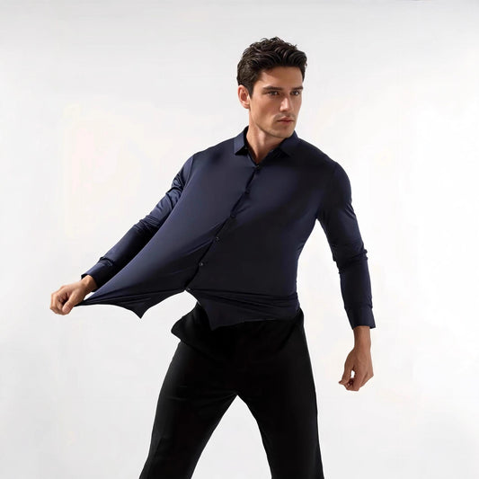 Men's Long Sleeve Dress Shirt | Comfortable & Stylish Attire
