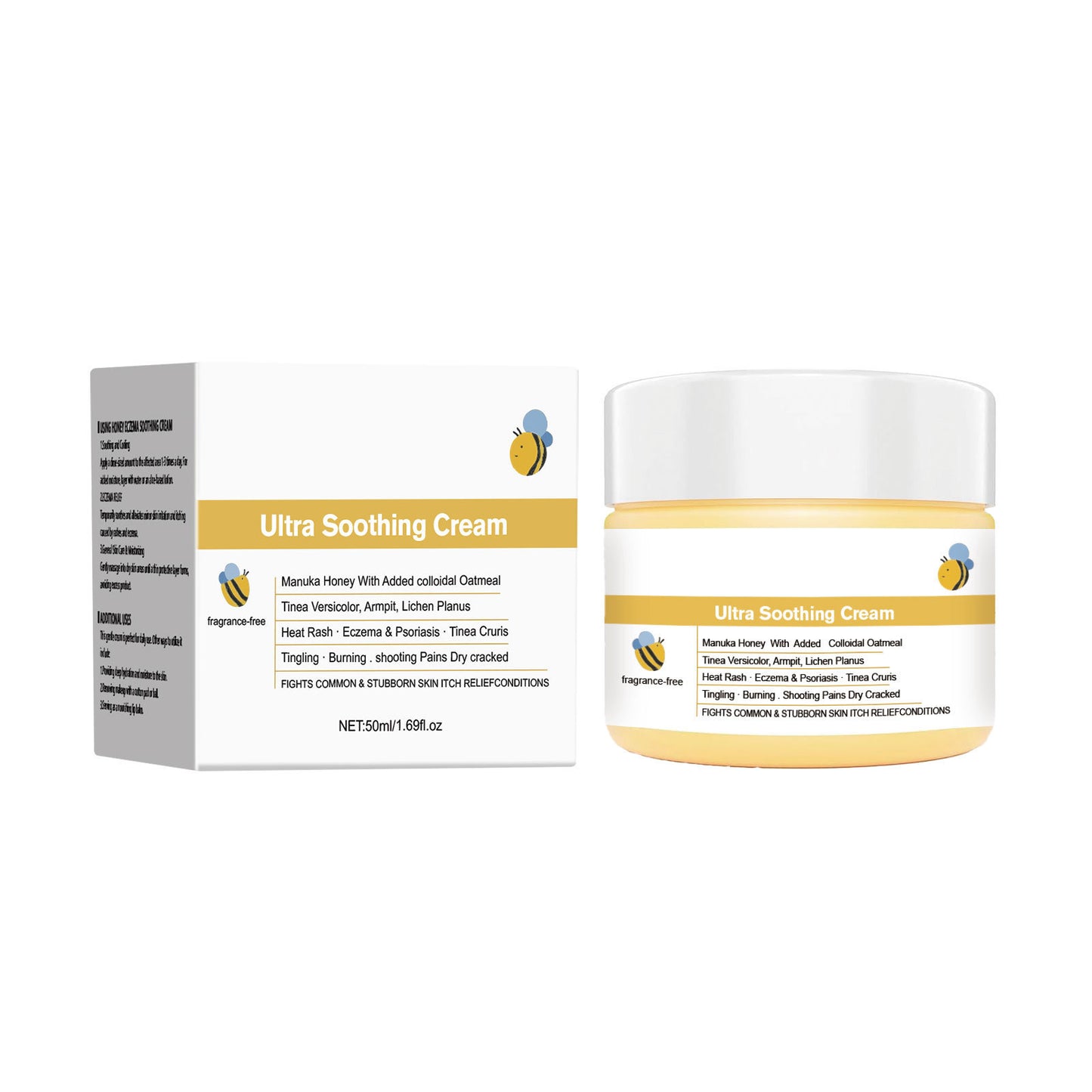Soothing Anti-Itch Honey Cream | Natural Skin Relief