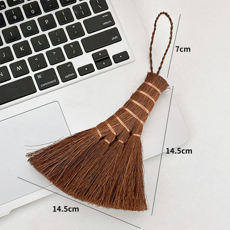 Mini Portable Cleaning Brush with Wool Bristles