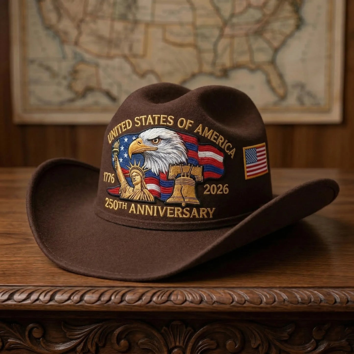 Elegant Anniversary Cowboy Hat | Stylish Sun Protection Accessory