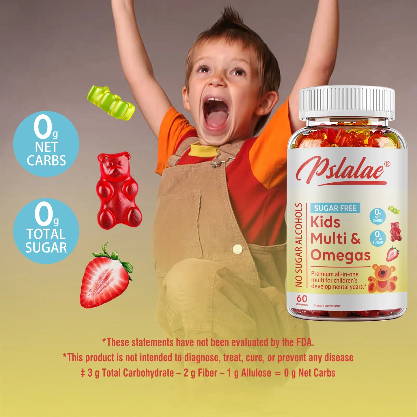 Children's Gummy Vitamins | Supports Development with Omega-3