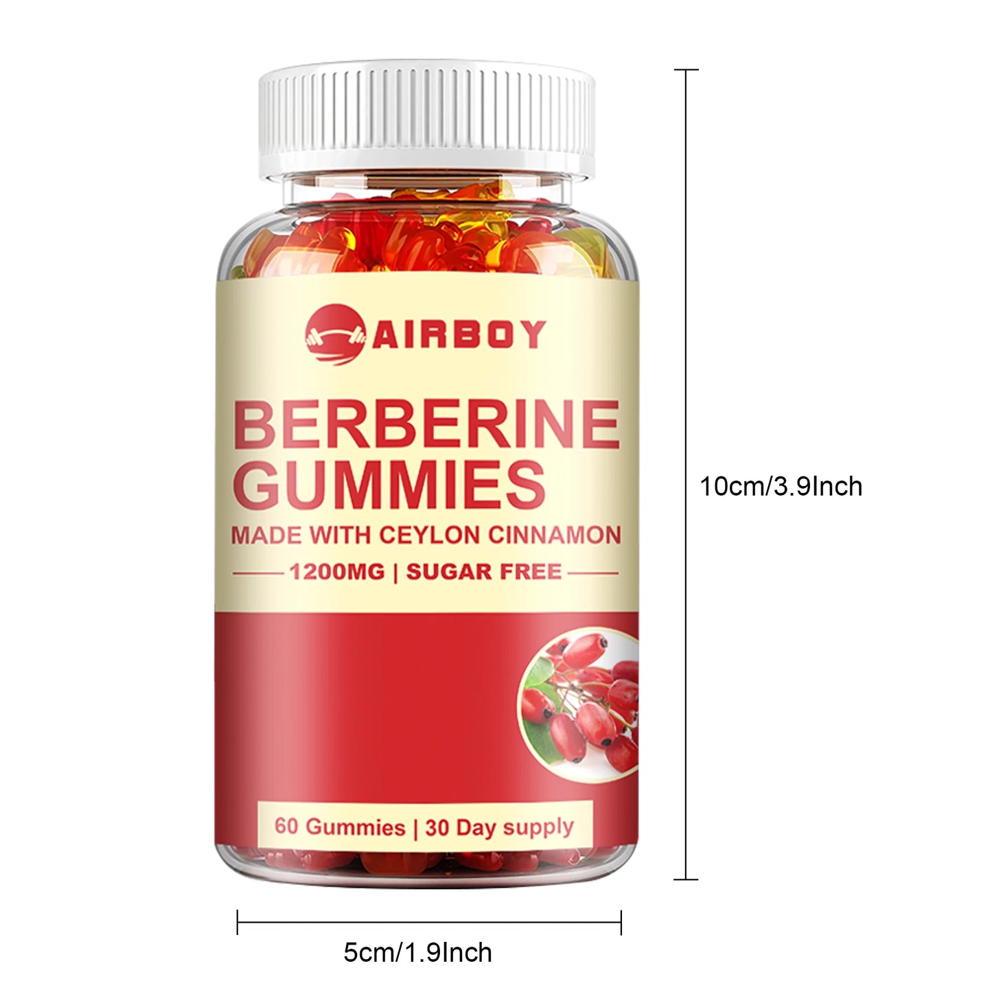 Berberine Gummies with Ceylon Cinnamon for Immune & Heart Health