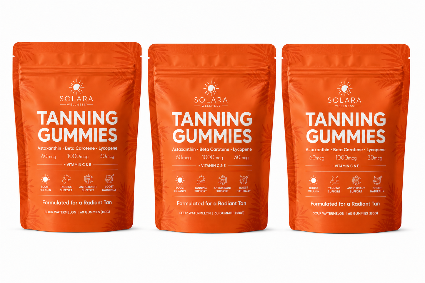 SOLARA WELLNESS™ Women's Tanning Gummies | Enhance Your Radiant Glow Naturally