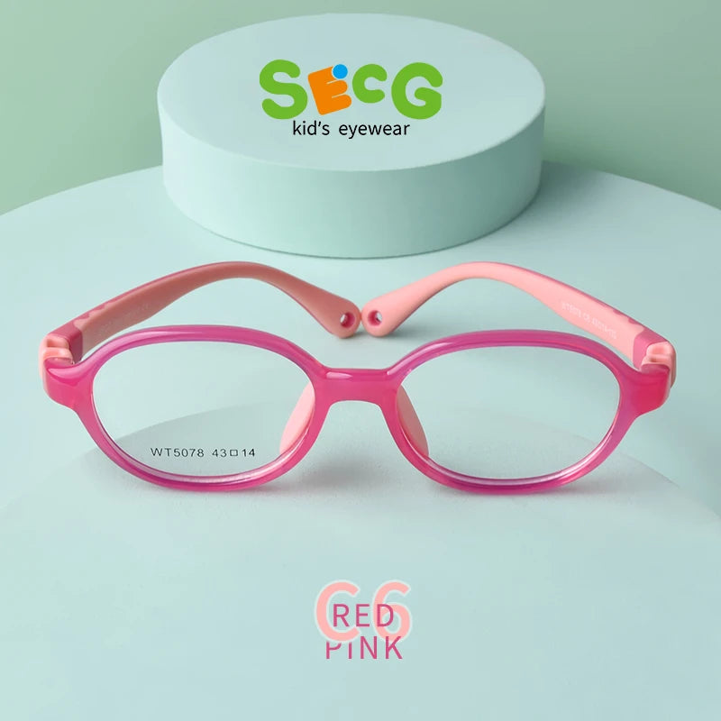 Children's Silicone Glasses Frames | Ultra-Light Myopia Glasses