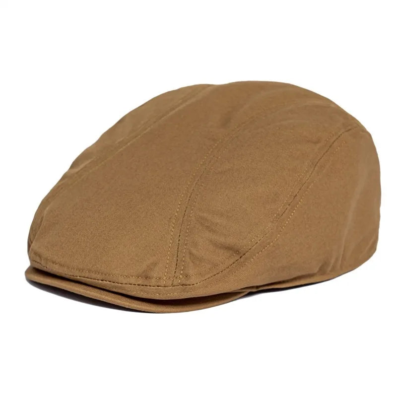 Men's Stylish Cotton Flat Cap | Casual Ivy Baker Boy Hat
