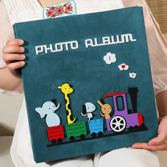 DIY Plush Photo Album | 600 Picture Capacity Memory Book