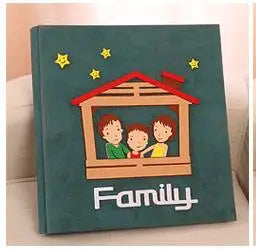 600 pictures 6 Inches Plush Insert Photo Album DIY Scrapbook Pockets Family Baby Kids Photos Book Birthday Memory Album Book