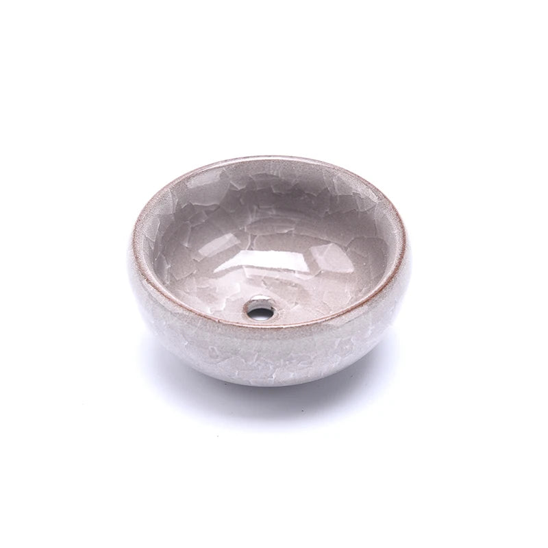 Cute Ice-Crack Glaze Flower Ceramic Succulent Planter Mini Pot
