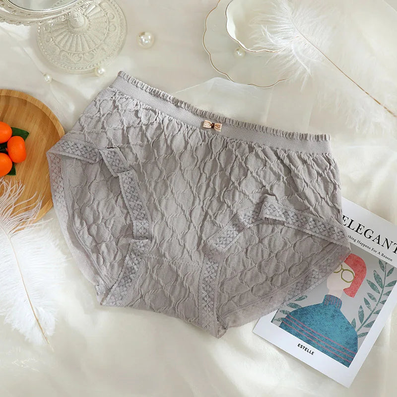 Plus Size Women's Lace Briefs | Summer Antibacterial Panties
