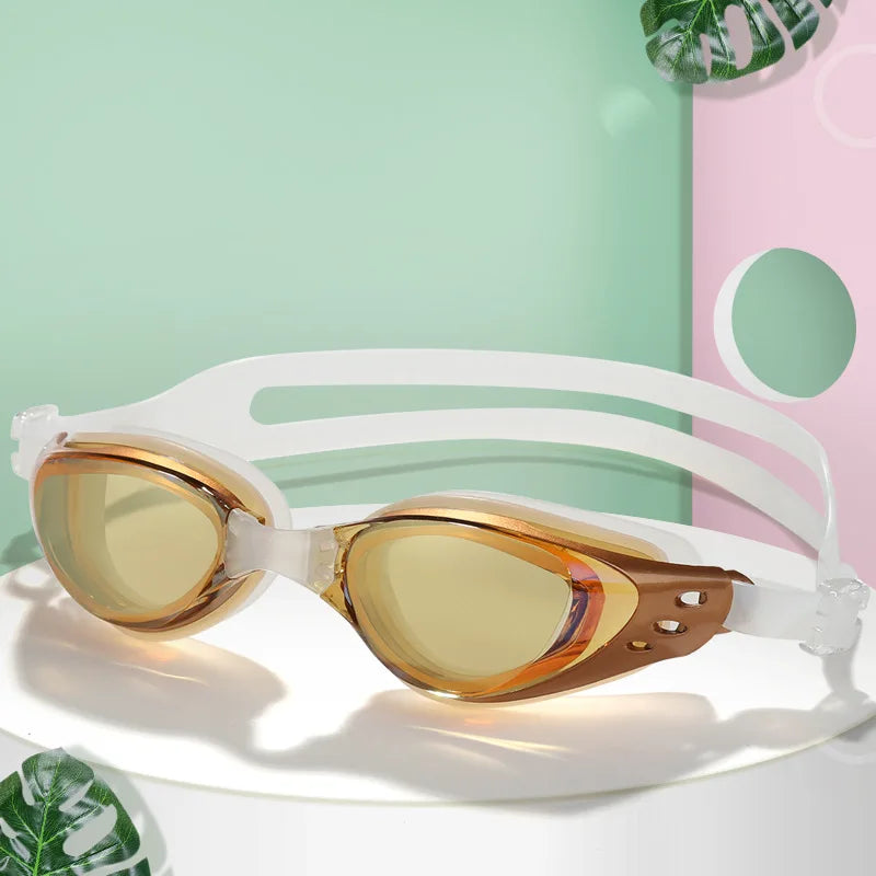 Myopia Swim Goggles | Anti-Fog UV Shield Eyewear for Clarity