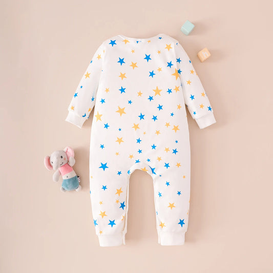 Pelele de elefante unisex para bebé | Precioso mameluco de manga larga