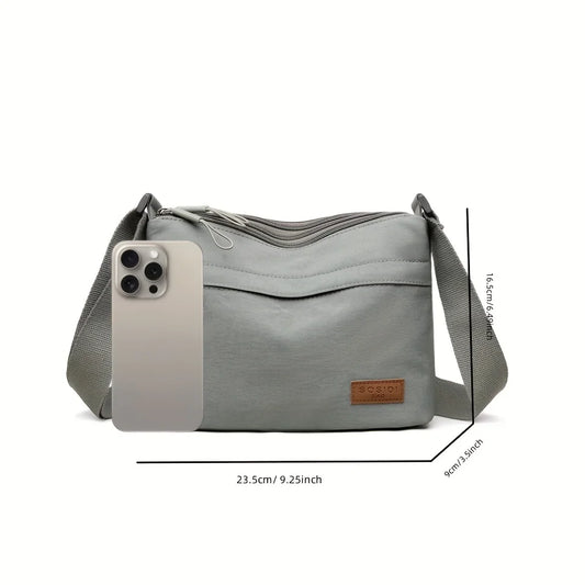 Bolso bandolera de nailon para mujer | Accesorio elegante para el día a día