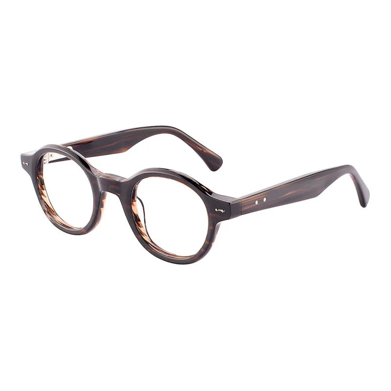 Unisex Retro Round Prescription Glasses | Stylish Anti Blue Light Eyewear