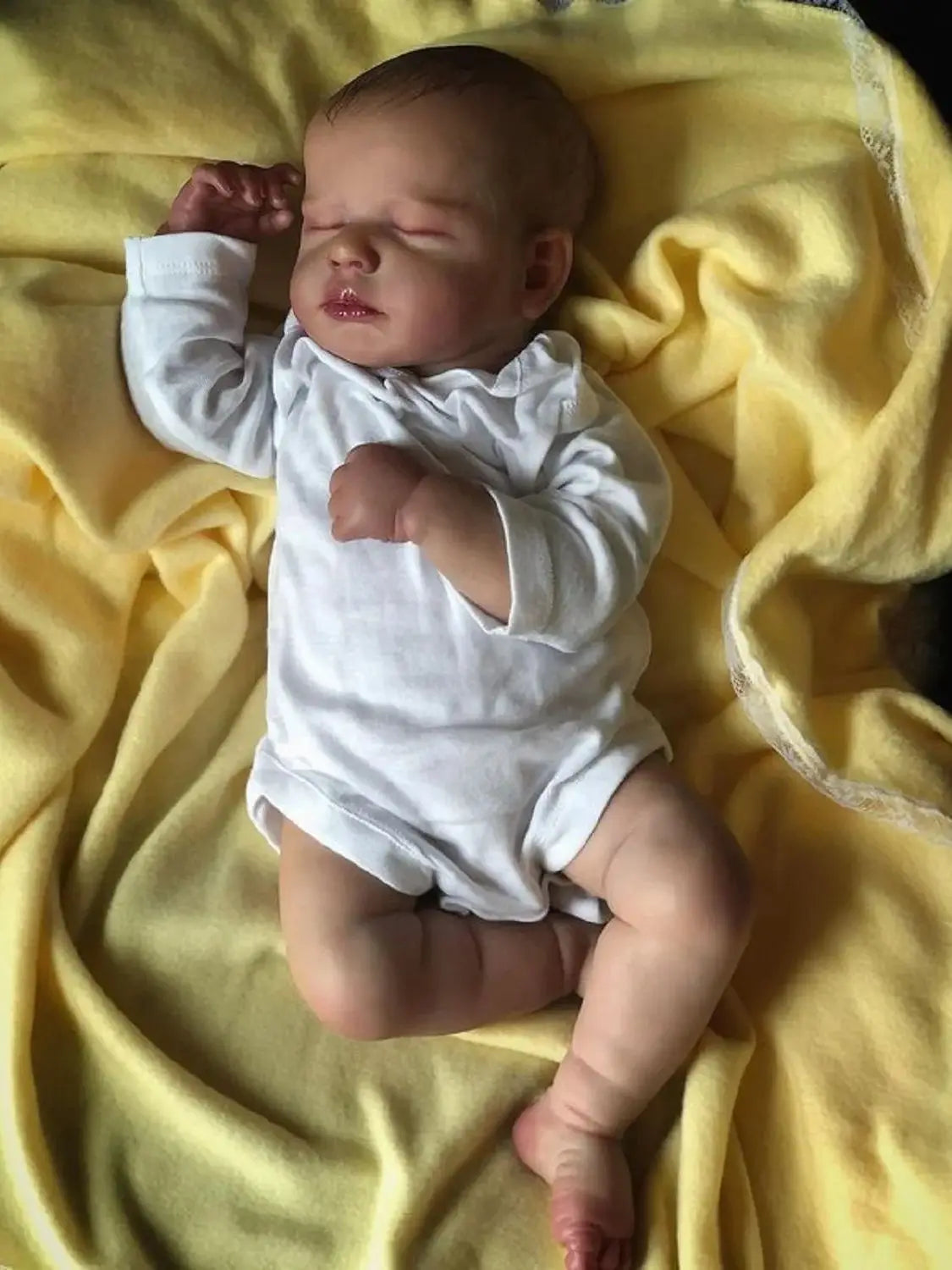 Muñeco Bebé Reborn Realista de 20 Pulgadas | Vinilo de Silicona Mixta