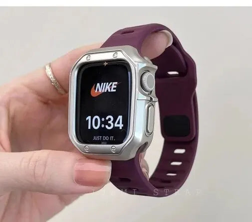 Soft Silicone Sport Strap & Case for Smartwatch | Comfort & Style