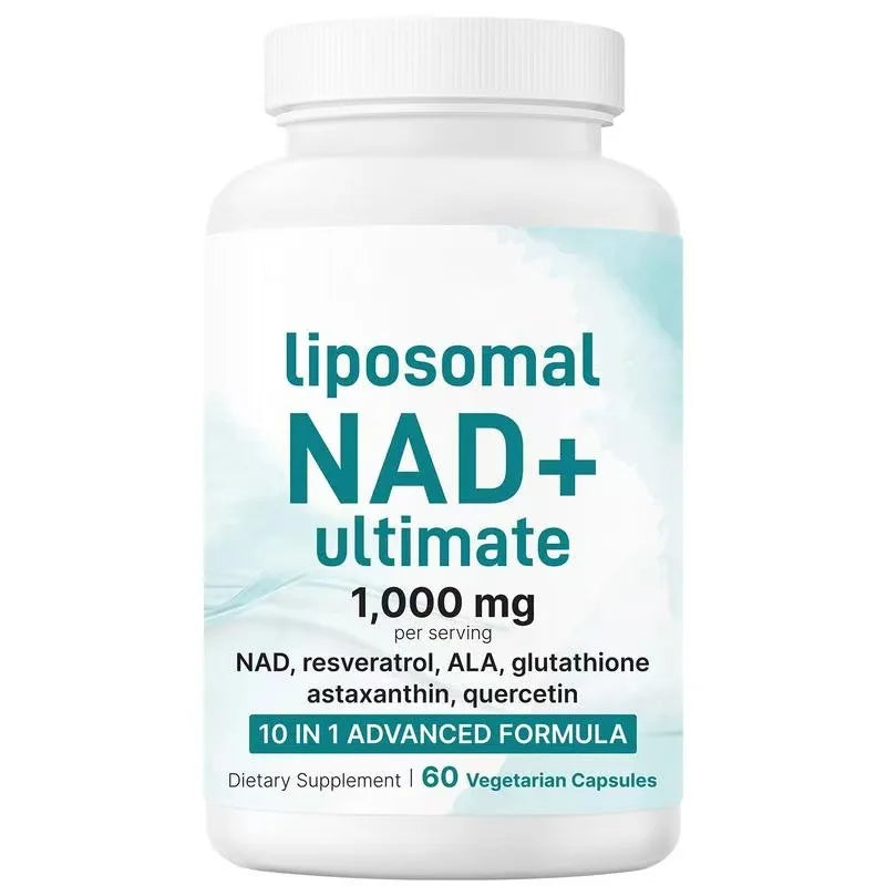 Liposomal NAD+ 1000mg 10 in 1 Formula | Daily Vitality Capsules