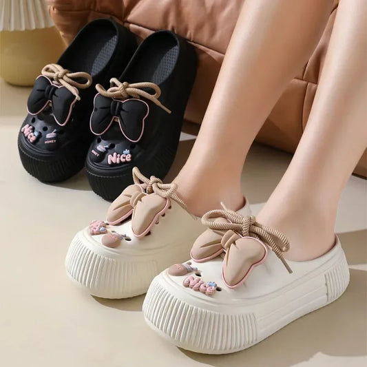 Women's Cute Bow EVA Slippers | Stylish Summer Sandals