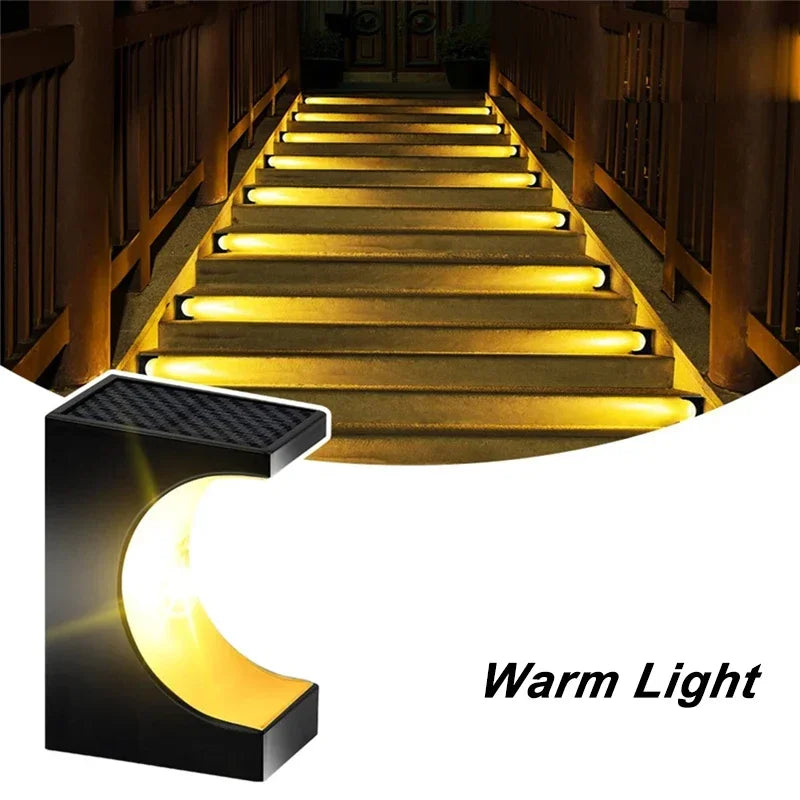 Solar-Powered LED Step Lights | Outdoor Sensor Lighting Solutions