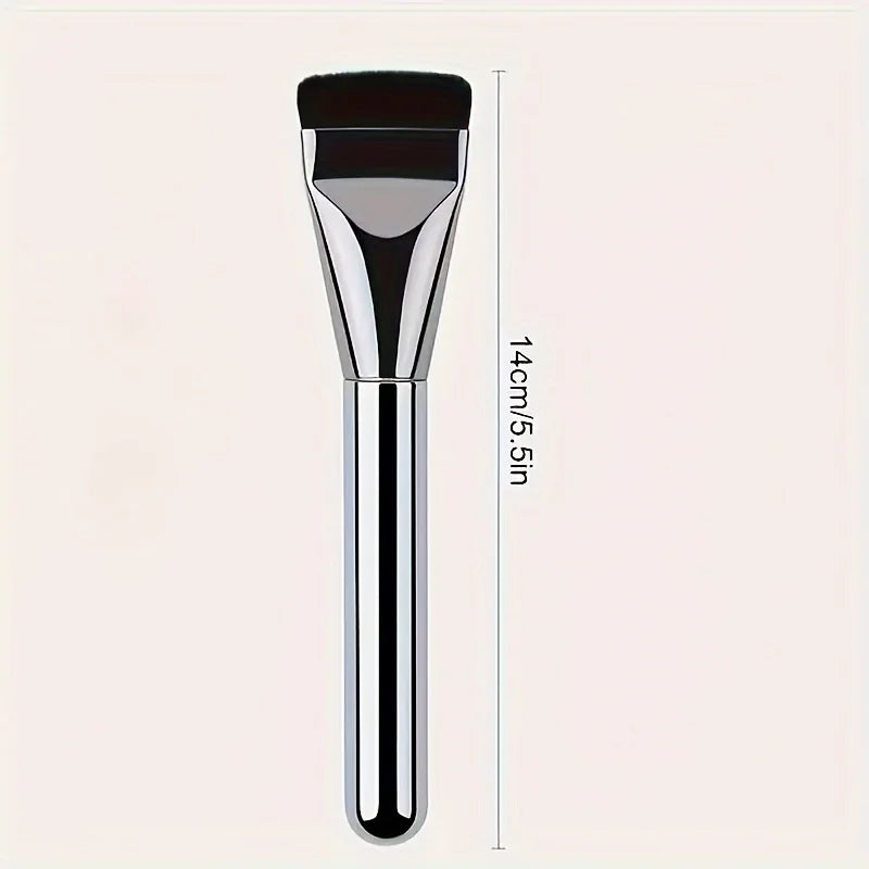 Ultra Fine Straight Line Foundation Brush | Precision Makeup Tool