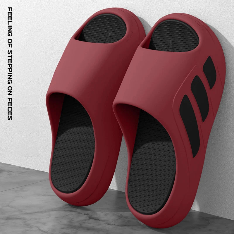 Men's High Aesthetic Anti-Slip Beach Slippers | Comfortable Slides
