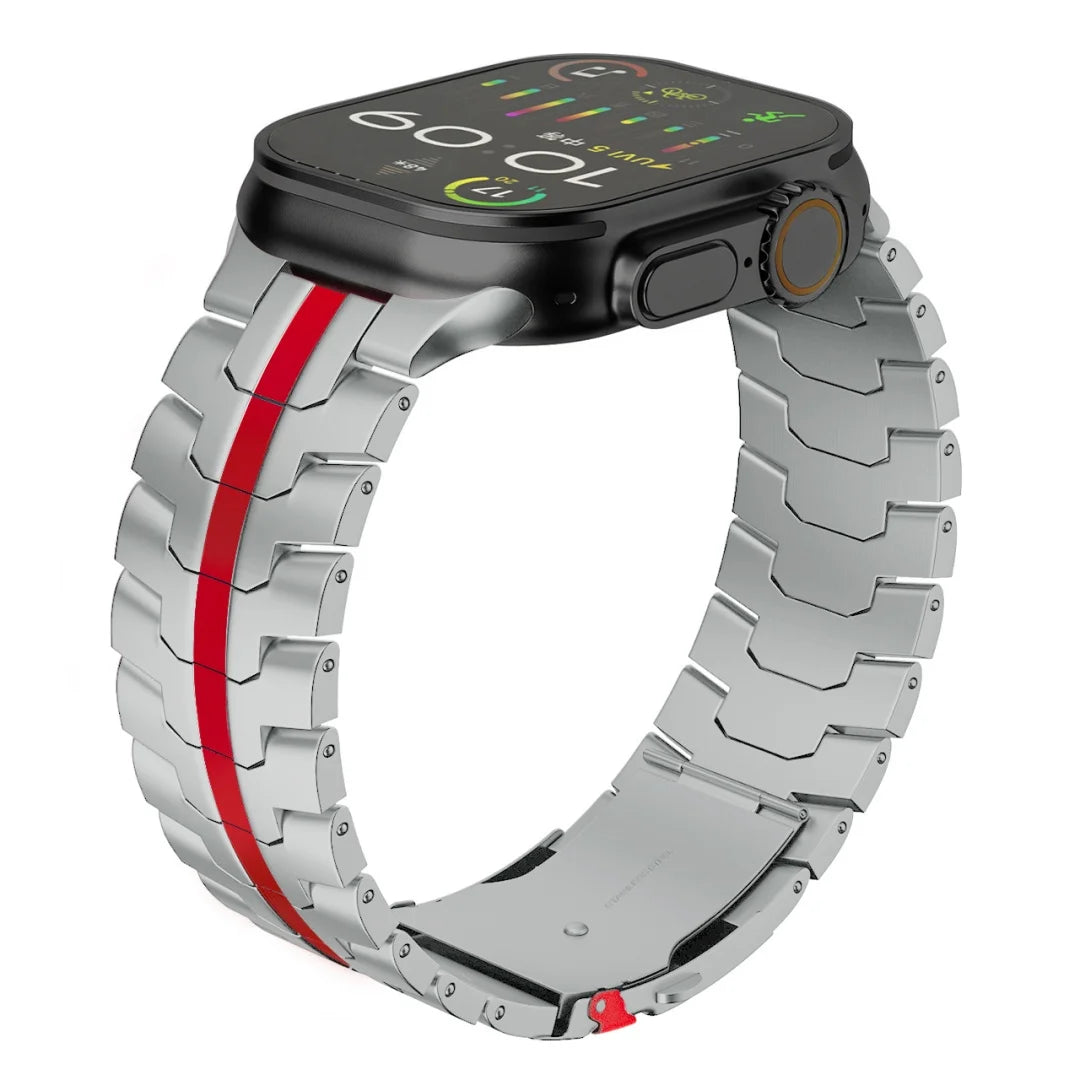 Titanium Color Metal Strap for Apple Watch | Premium Quality Band