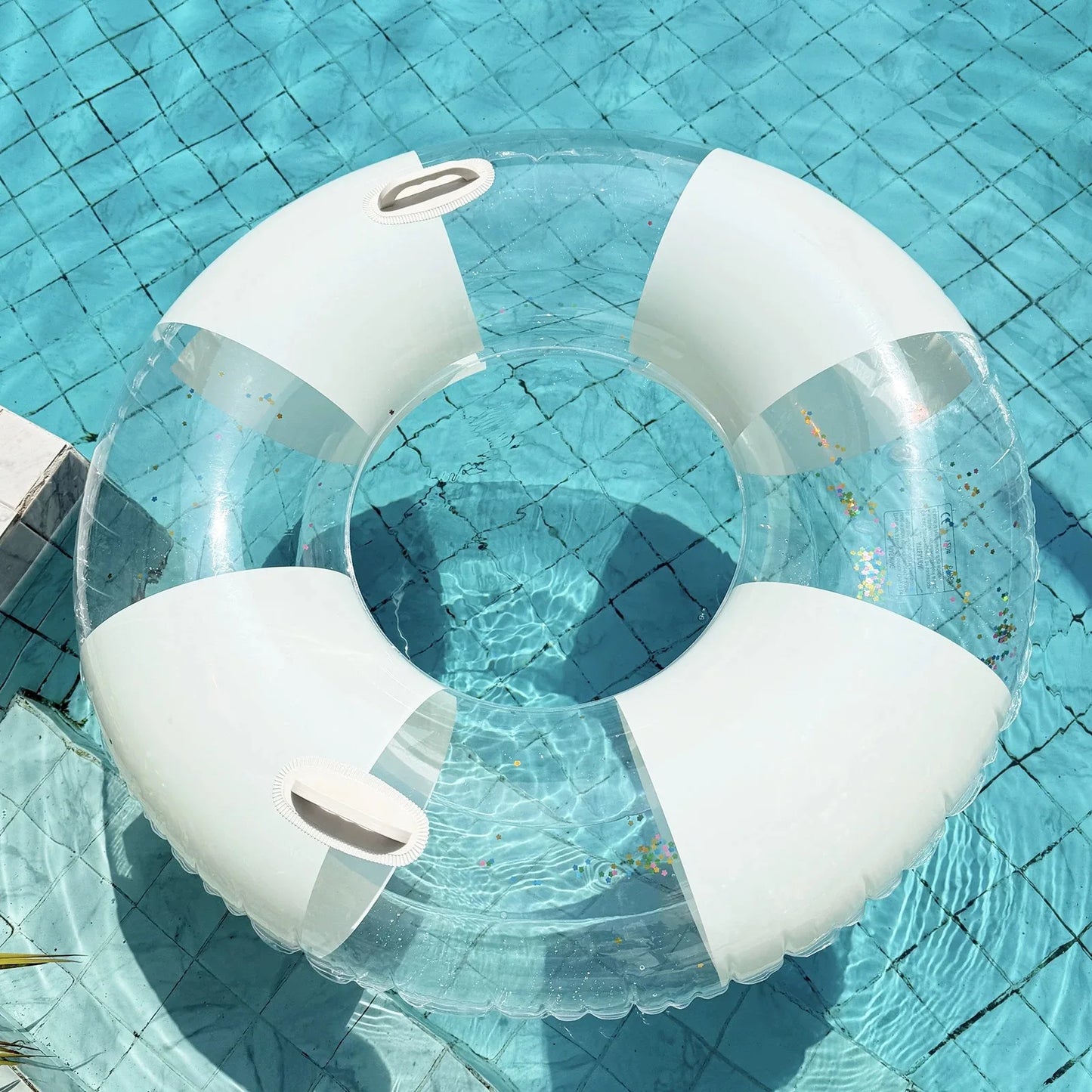Minimalist Swim Ring Float | Stylish Pool Lounger for Relaxation