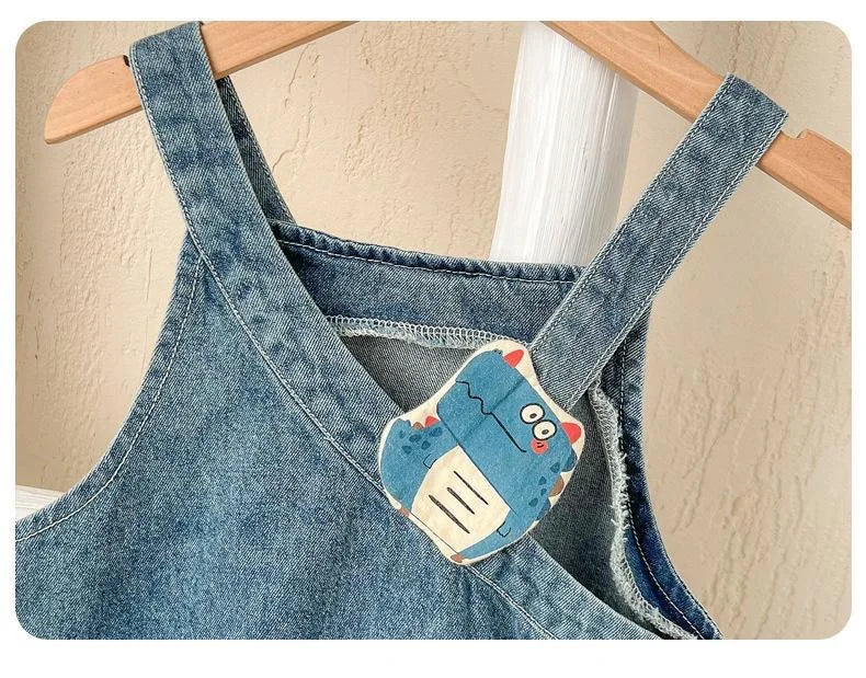 Adorable conjunto de pelele de mezclilla para bebé | Atuendo de verano perfecto para bebés