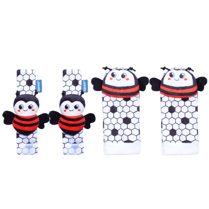 Cute Baby Rattle Socks Set for Infants | Fun and Safe Toys