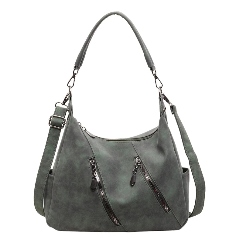 Bolso Bandolera Elegante de Cuero Sintético Suave para Mujer | Con Estilo y Práctico