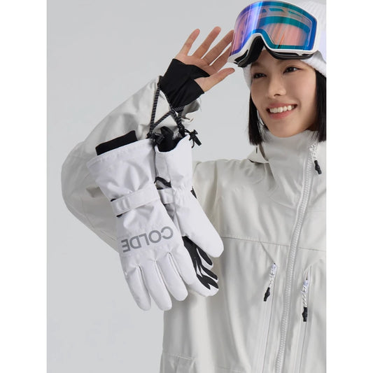 Guantes de esquí cálidos para deportes de invierno | Equipo impermeable y cortavientos