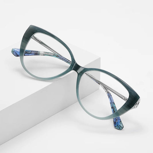 Gafas de prescripción ojo de gato de moda para mujer | Gafas elegantes