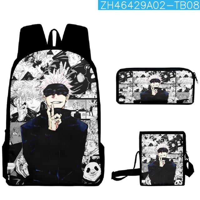 Anime-Inspired School Backpack | Trendy Laptop Bag for Teens