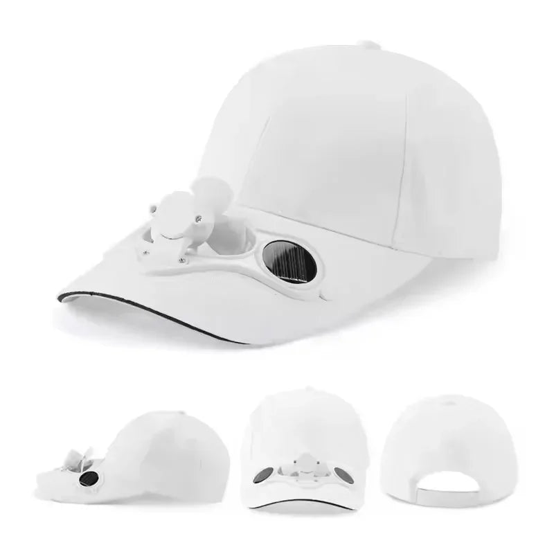Solar Fan Cap | Lightweight UV Protection Baseball Hat for Summer
