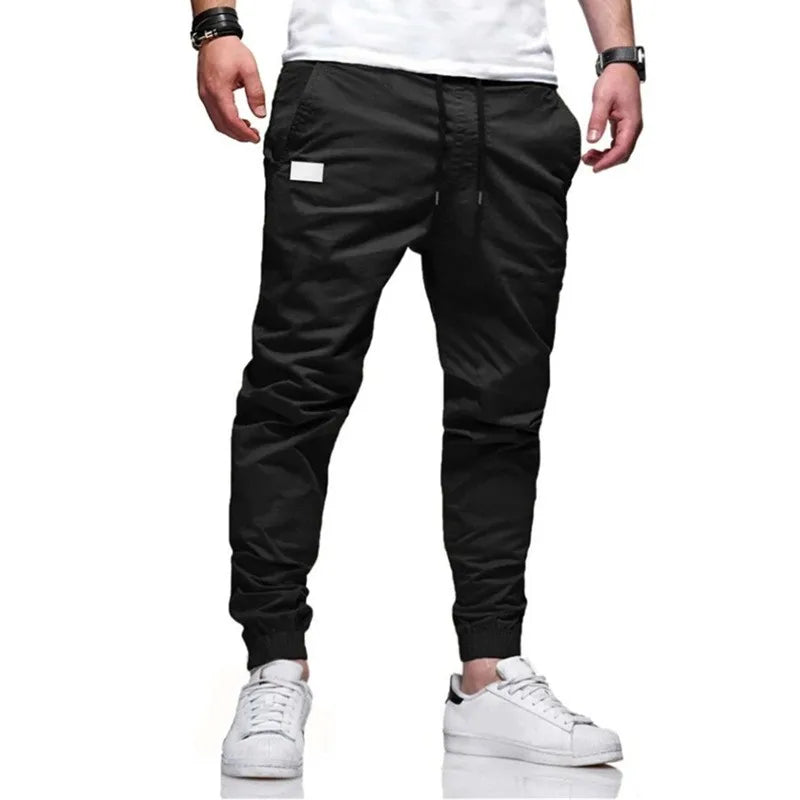 Men's Casual Cargo Sweatpants | Multi-Pocket Jogger Trousers