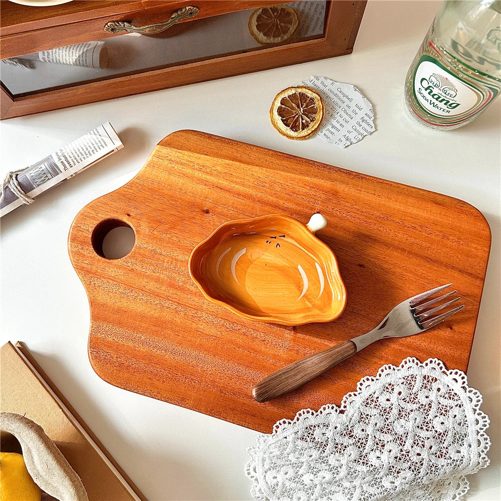 Cute Bread-Shaped Japanese Sushi Dipping Saucer | Mini Plate Tableware