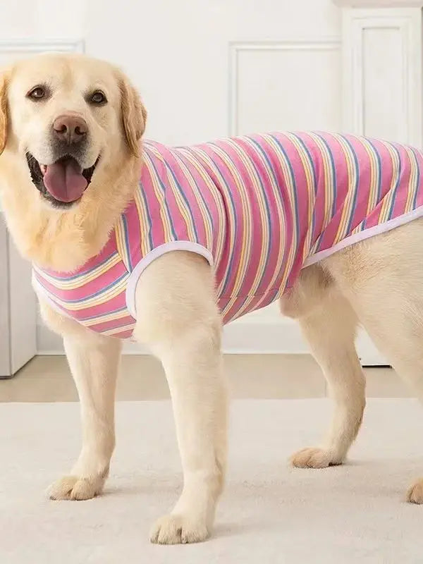 Summer Sleeveless Vest for Medium and Large Dogs | Comfortable Pet Pajamas