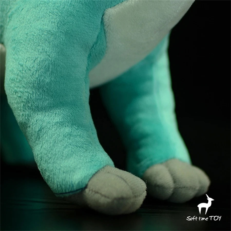 Realistic Parasaurolophus Plush Dinosaur Toy | Lifelike Stuffed Animal