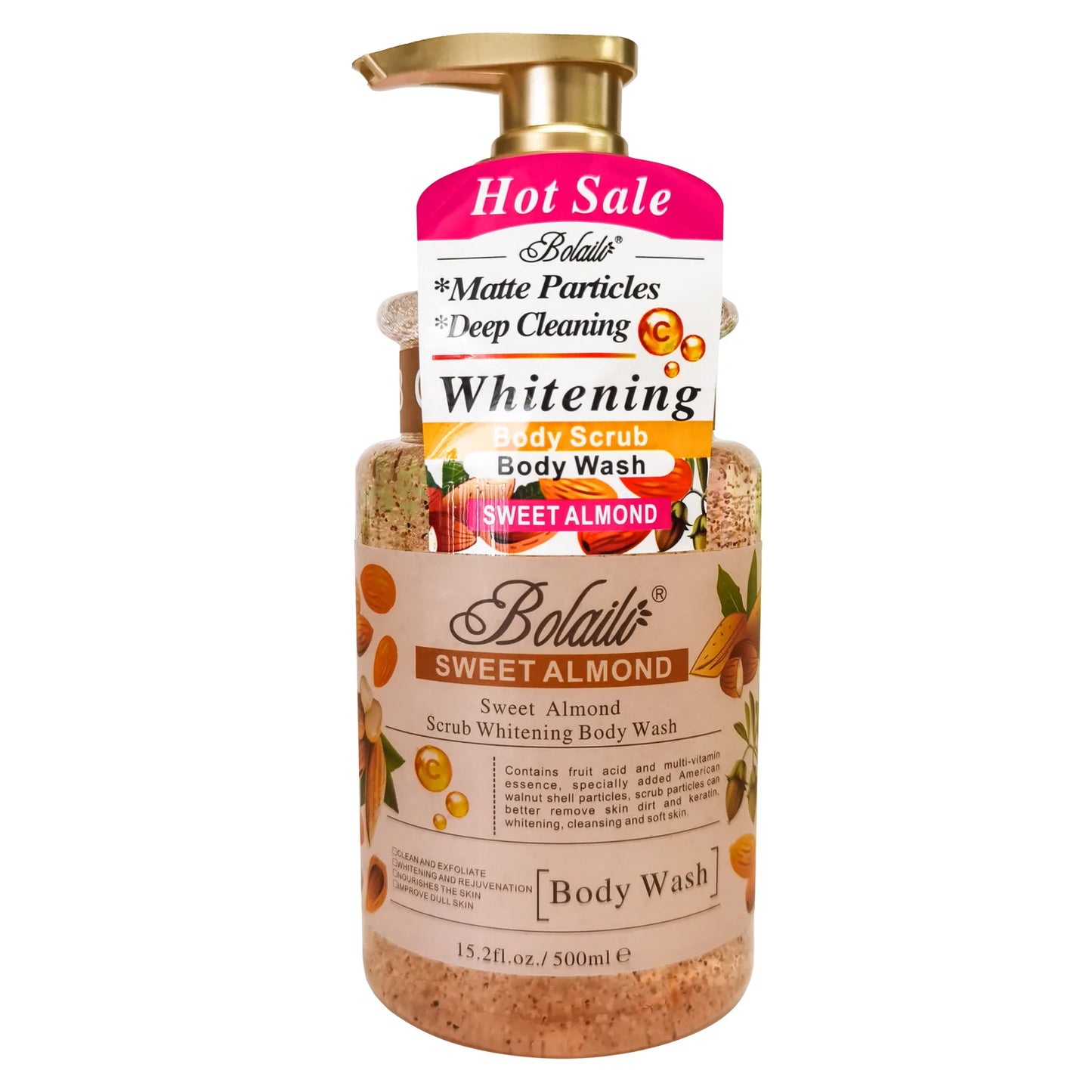 Exfoliating Almond Scrub Body Wash | Deep Clean & Moisturize