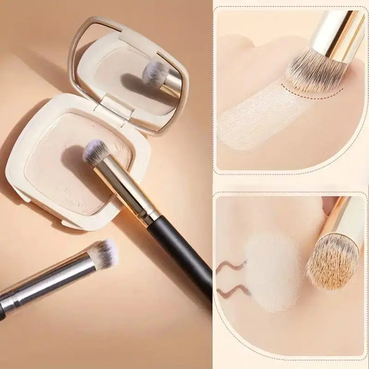 Juego de Brochas de Maquillaje Premium | Herramientas Impecables para Corrector y Contorno