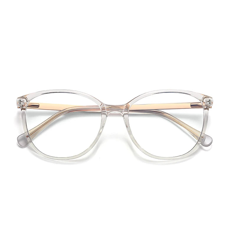 Retro Round Progressive Prescription Glasses for Women | 2026 Blue Light Blocking