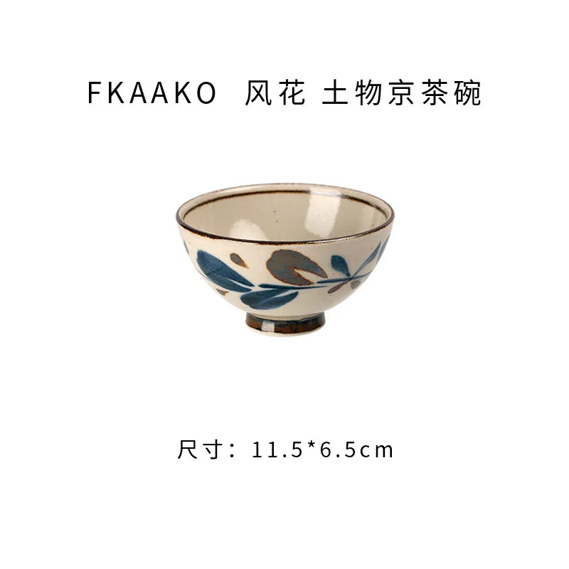 Japanese Style Porcelain Rice Bowl | Lightweight Ceramic Tableware