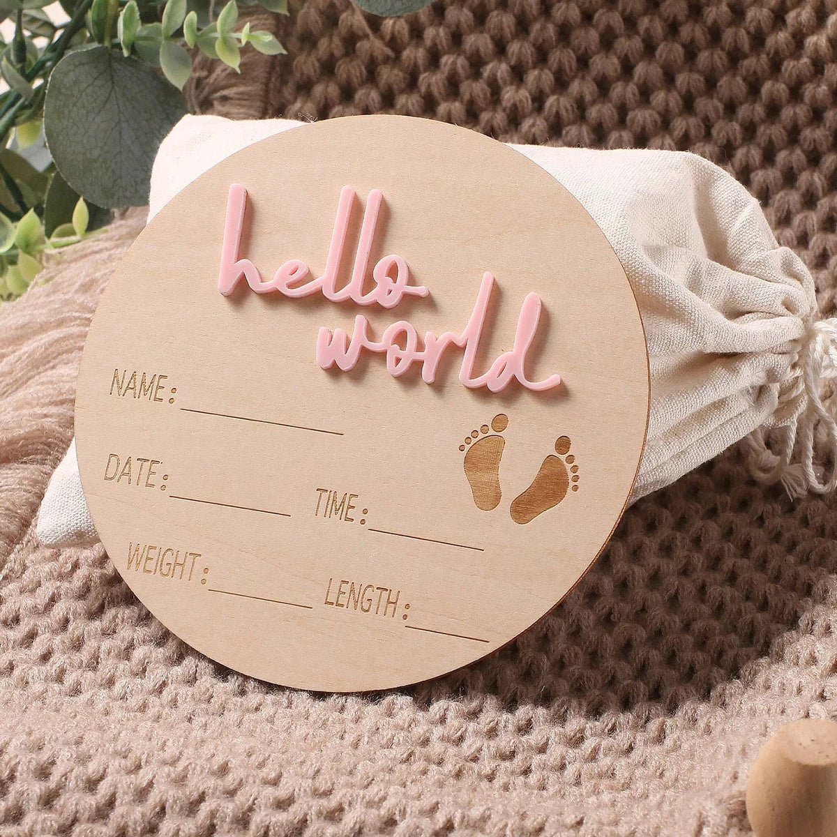 Newborn Baby Photo Props | Cute Wooden Photography Ideas