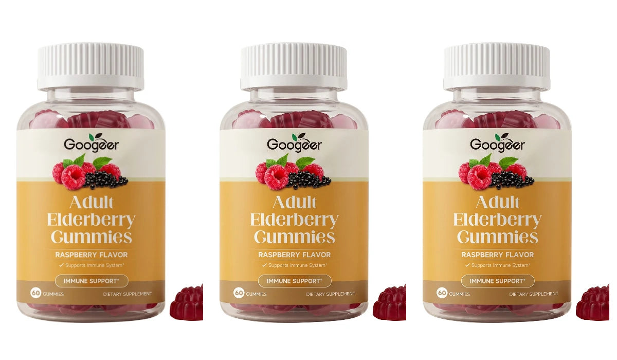 Black Elderberry Gummies with Vitamin C & Zinc | Daily Wellness Support