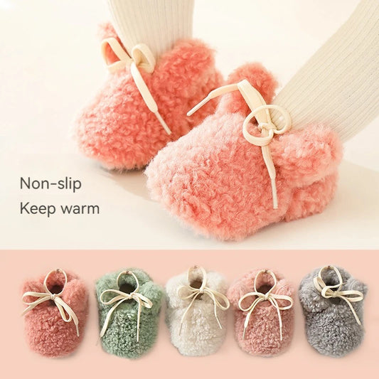 Warm Winter Baby Booties | Soft Anti-Slip Crib Shoes for Infants