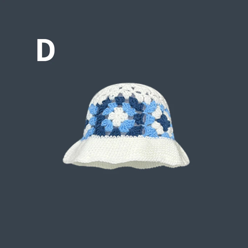 Women's Flower Crochet Bucket Hat | Handmade Spring Summer Style