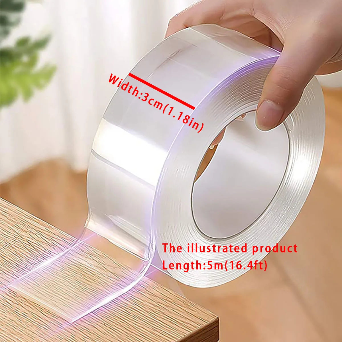 Cinta Adhesiva de Doble Cara Ultra Resistente para Mejoras del Hogar